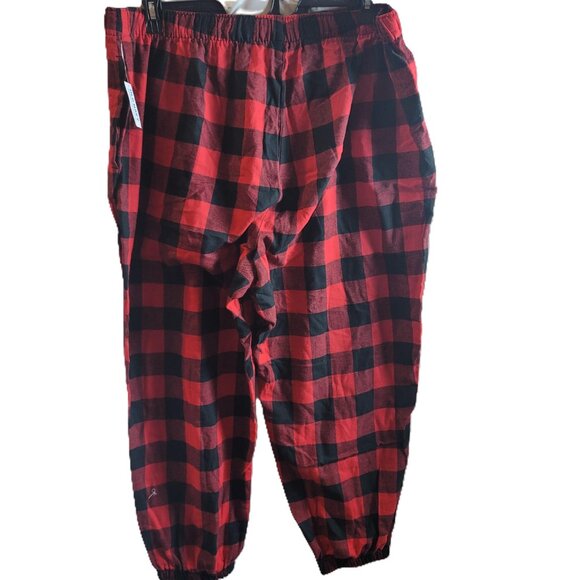 Old Navy Woman Red Plaid Pajama Pants Size 2X (NWT) - Picture 6 of 7